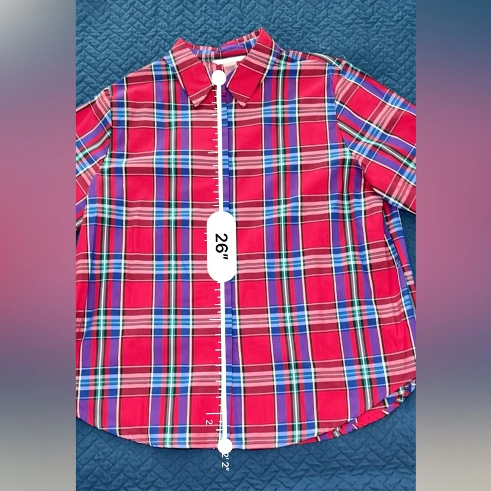 Allison Daley‎ Set of 3 Plaid Shirts Size 18